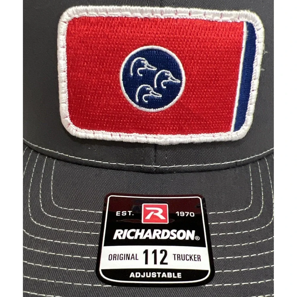 New Richardson 112 Original Trucker Hat Snapback‎ Adjustable Mallard Ducks Patch